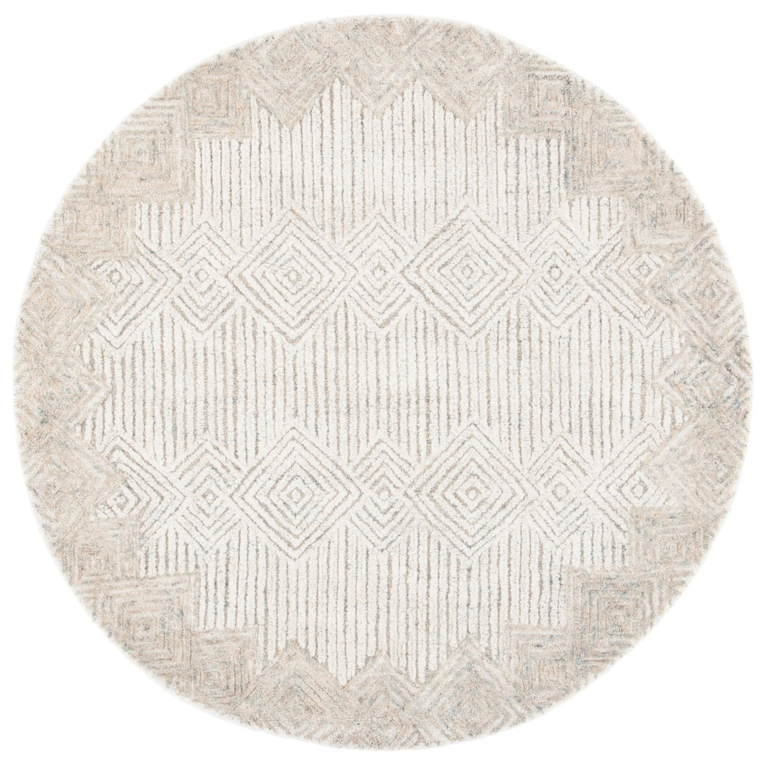 SAFAVIEH Metro MET401A Handmade Beige / Ivory Rug Image 1