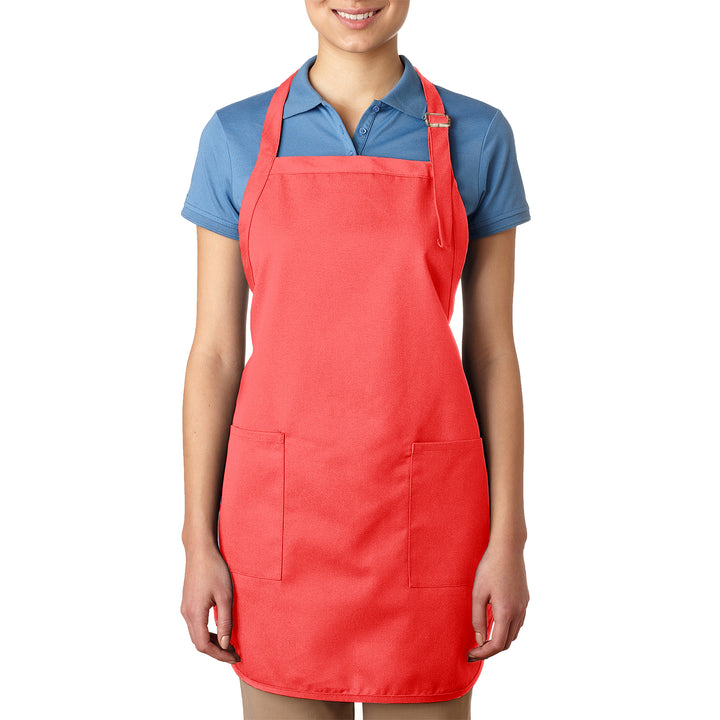 2-Pack: Unisex Deluxe Adjustable Bib Apron With Pockets Image 7