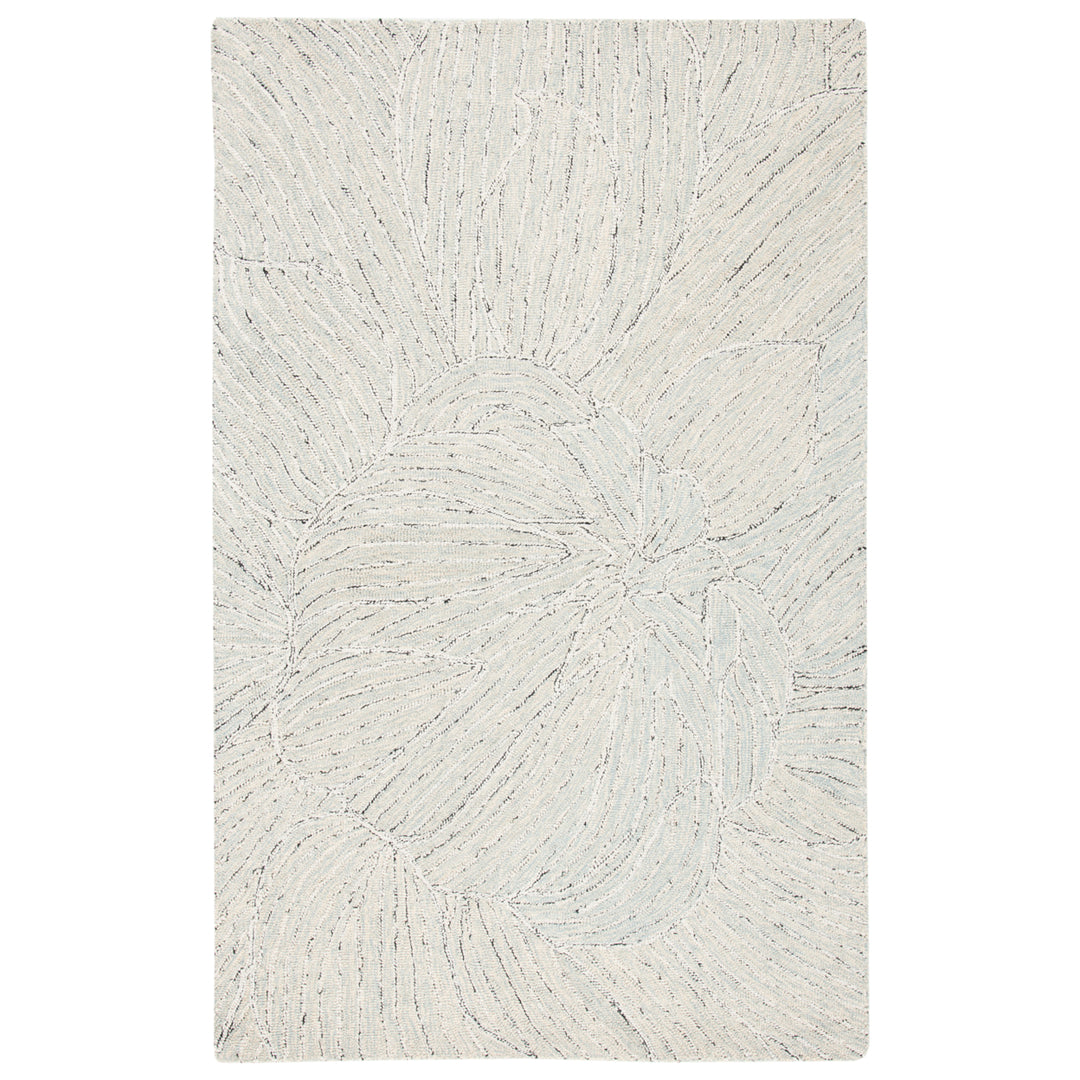 SAFAVIEH Metro MET451L Handmade Light Blue / Ivory Rug Image 1