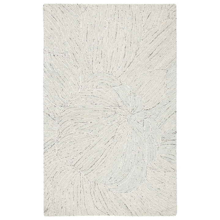 SAFAVIEH Metro MET451L Handmade Light Blue / Ivory Rug Image 1