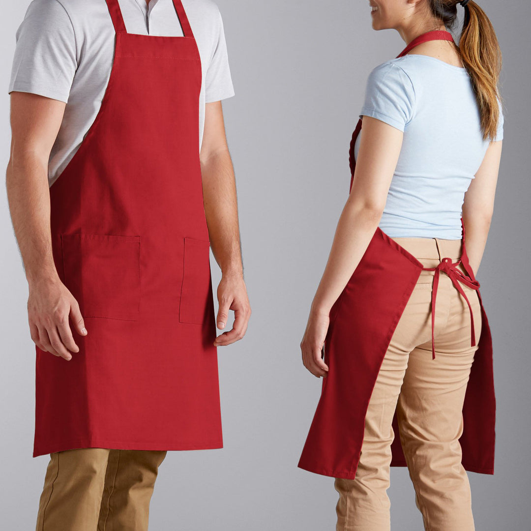 2-Pack: Unisex Deluxe Adjustable Bib Apron With Pockets Image 9