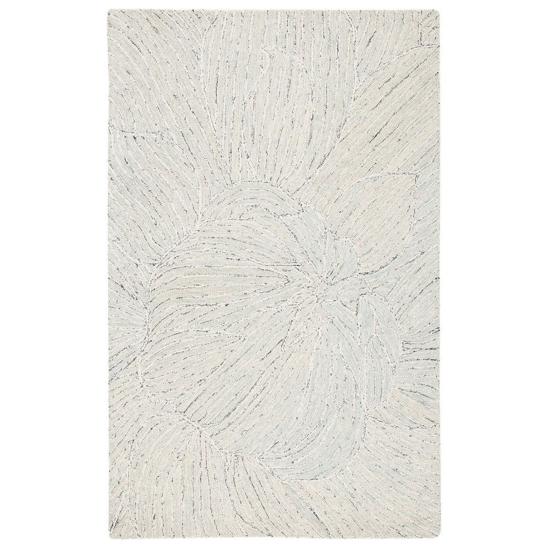 SAFAVIEH Metro MET451L Handmade Light Blue / Ivory Rug Image 1