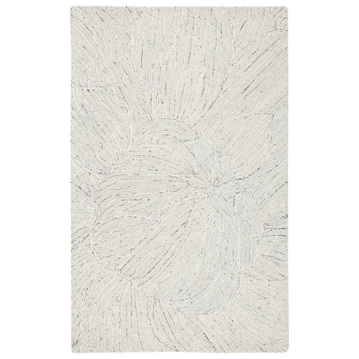 SAFAVIEH Metro MET451L Handmade Light Blue / Ivory Rug Image 1