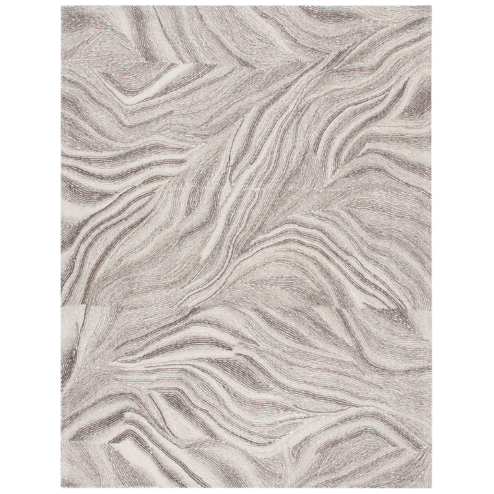 SAFAVIEH Metro MET505H Handmade Ivory / Dark Grey Rug Image 1