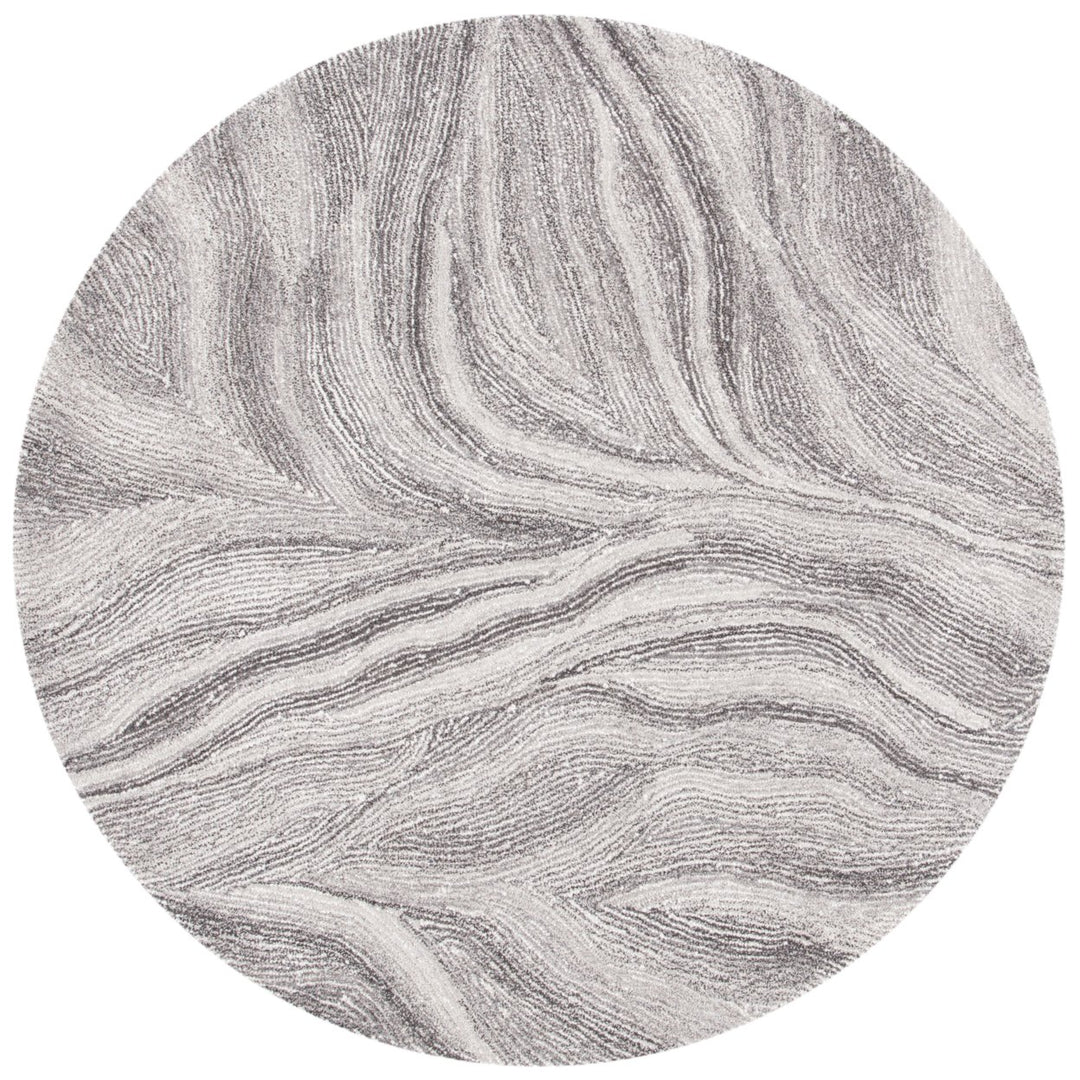 SAFAVIEH Metro MET505H Handmade Ivory / Dark Grey Rug Image 1