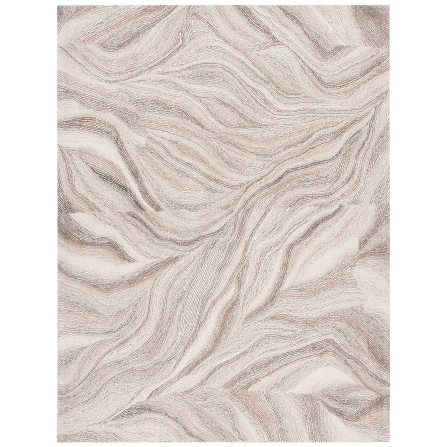 SAFAVIEH Metro MET505T Handmade Ivory / Brown Rug Image 1