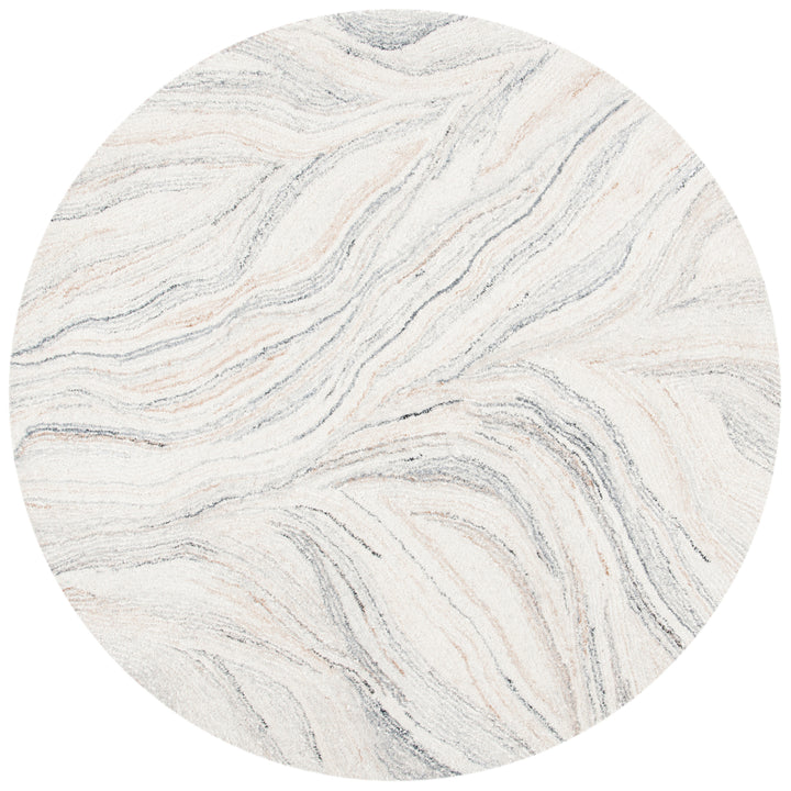 SAFAVIEH Metro MET505F Handmade Ivory / Grey Rug Image 5