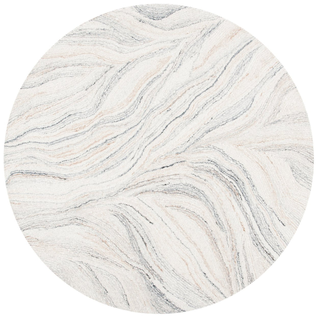 SAFAVIEH Metro MET505F Handmade Ivory / Grey Rug Image 1