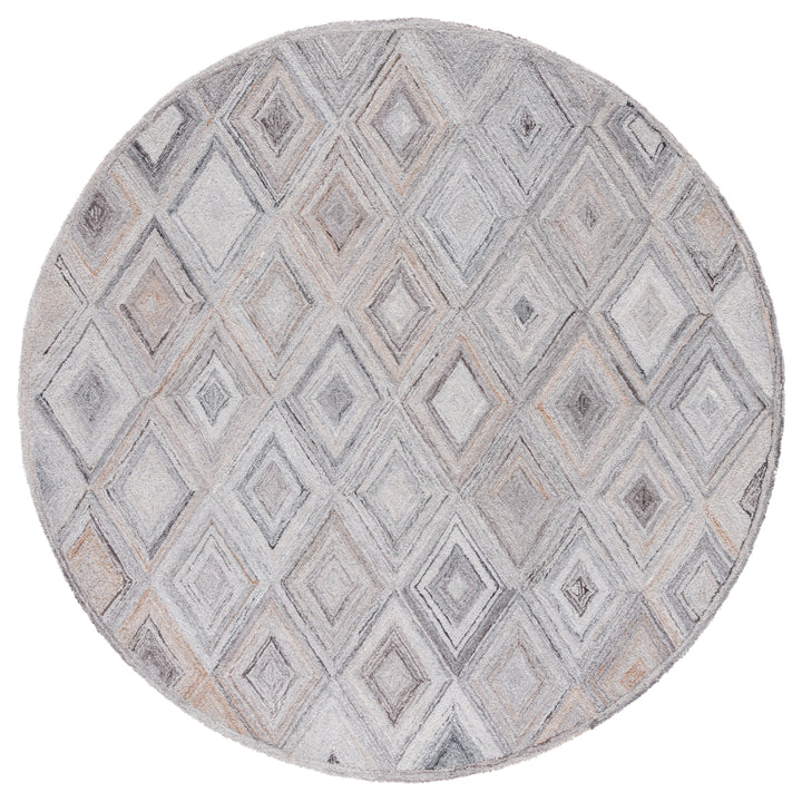 SAFAVIEH Metro MET552F Handmade Grey / Light Brown Rug Image 3