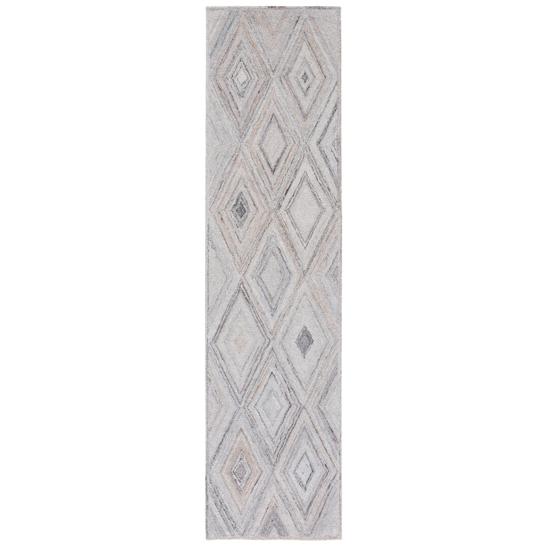 SAFAVIEH Metro MET552F Handmade Grey / Light Brown Rug Image 4