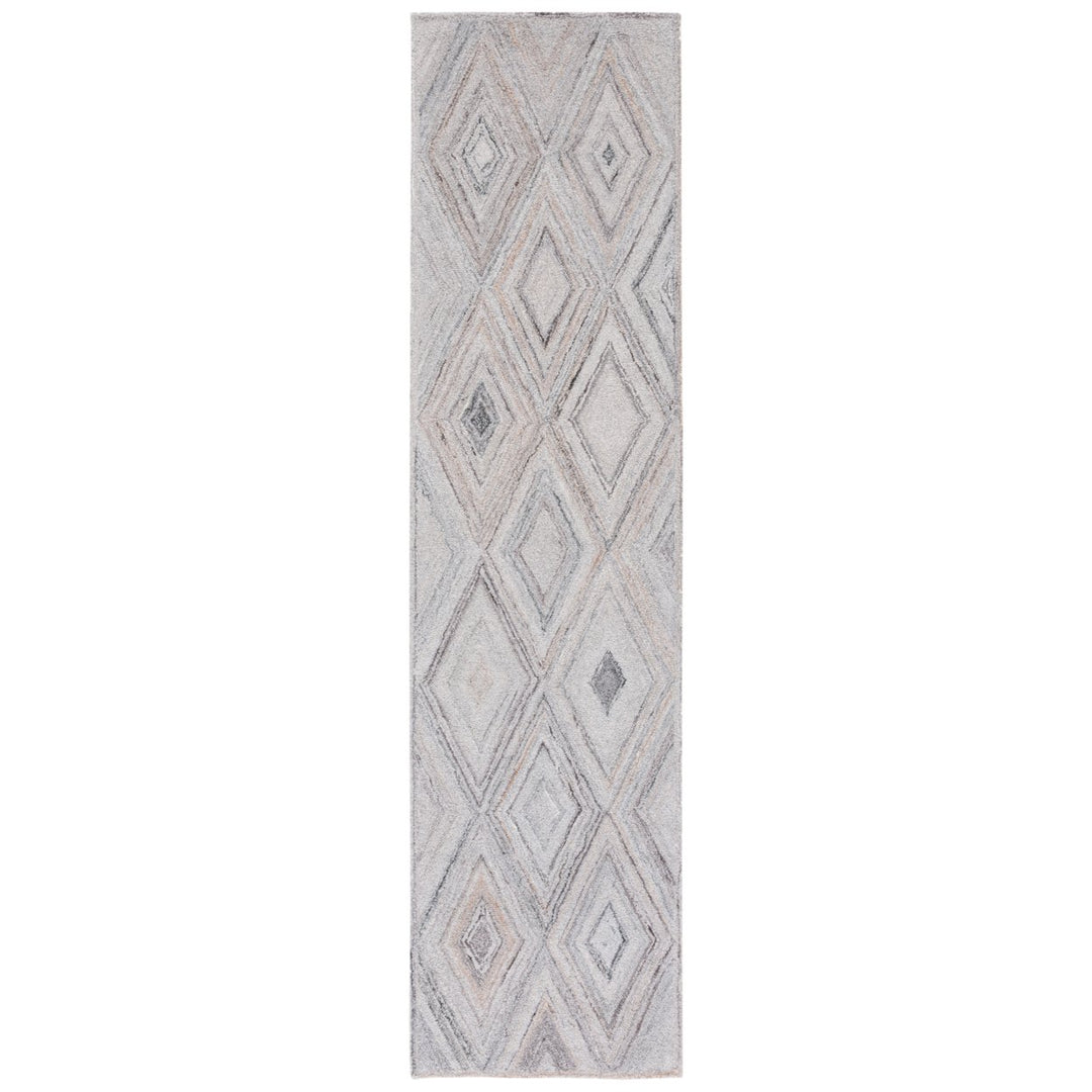 SAFAVIEH Metro MET552F Handmade Grey / Light Brown Rug Image 1