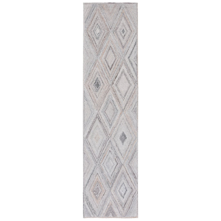 SAFAVIEH Metro MET552F Handmade Grey / Light Brown Rug Image 1