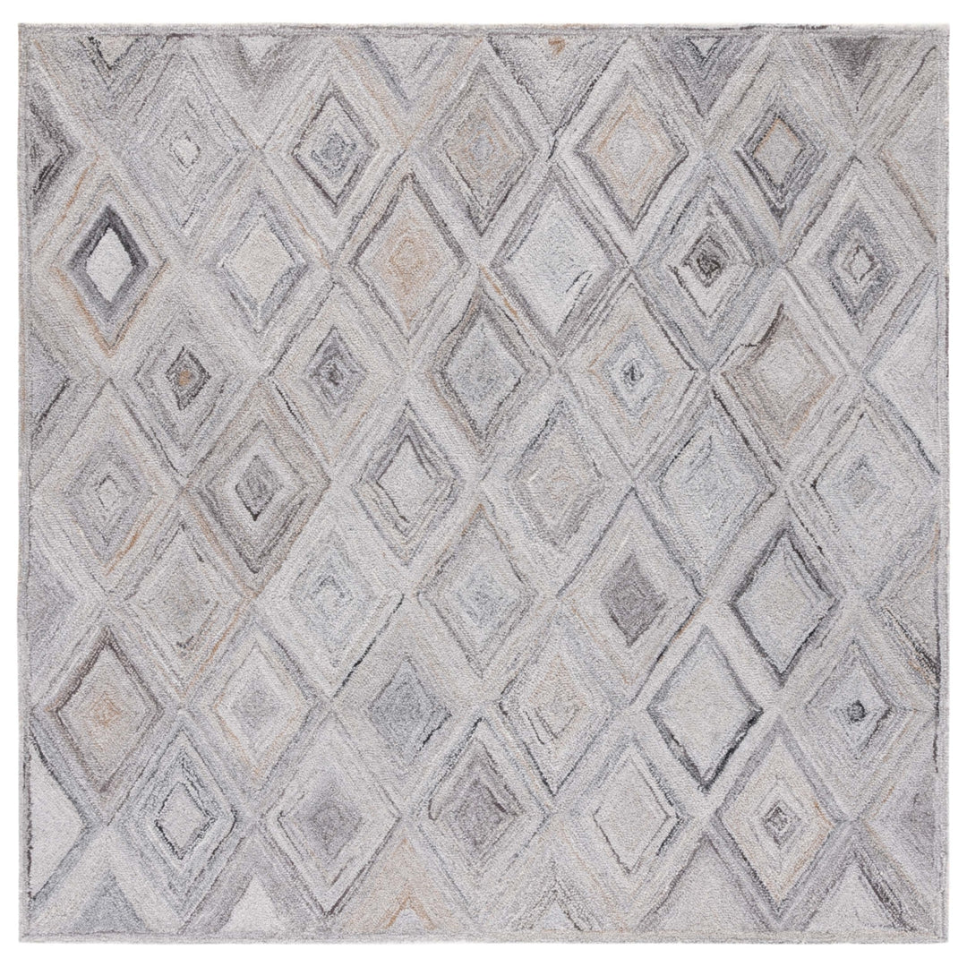 SAFAVIEH Metro MET552F Handmade Grey / Light Brown Rug Image 5