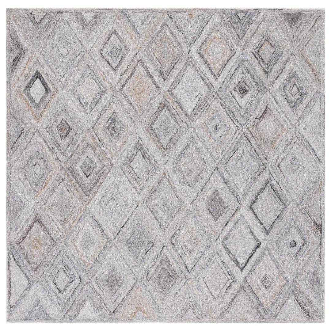 SAFAVIEH Metro MET552F Handmade Grey / Light Brown Rug Image 1