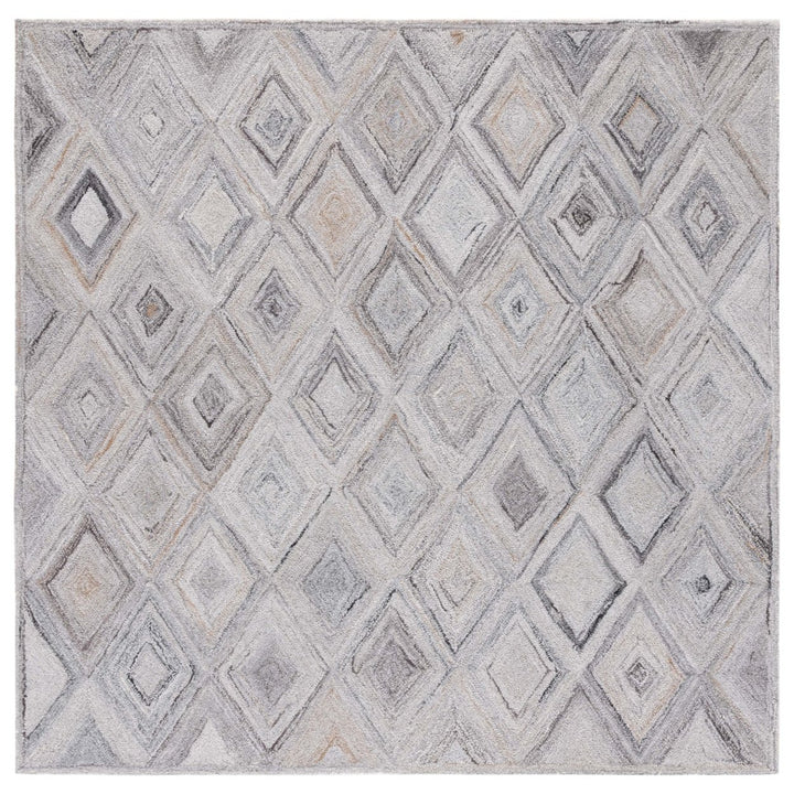 SAFAVIEH Metro MET552F Handmade Grey / Light Brown Rug Image 1