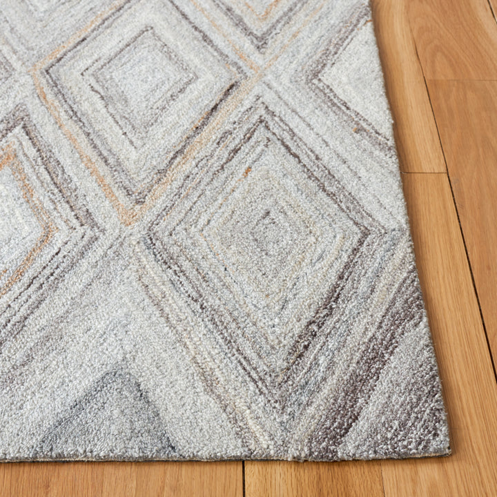 SAFAVIEH Metro MET552F Handmade Grey / Light Brown Rug Image 6