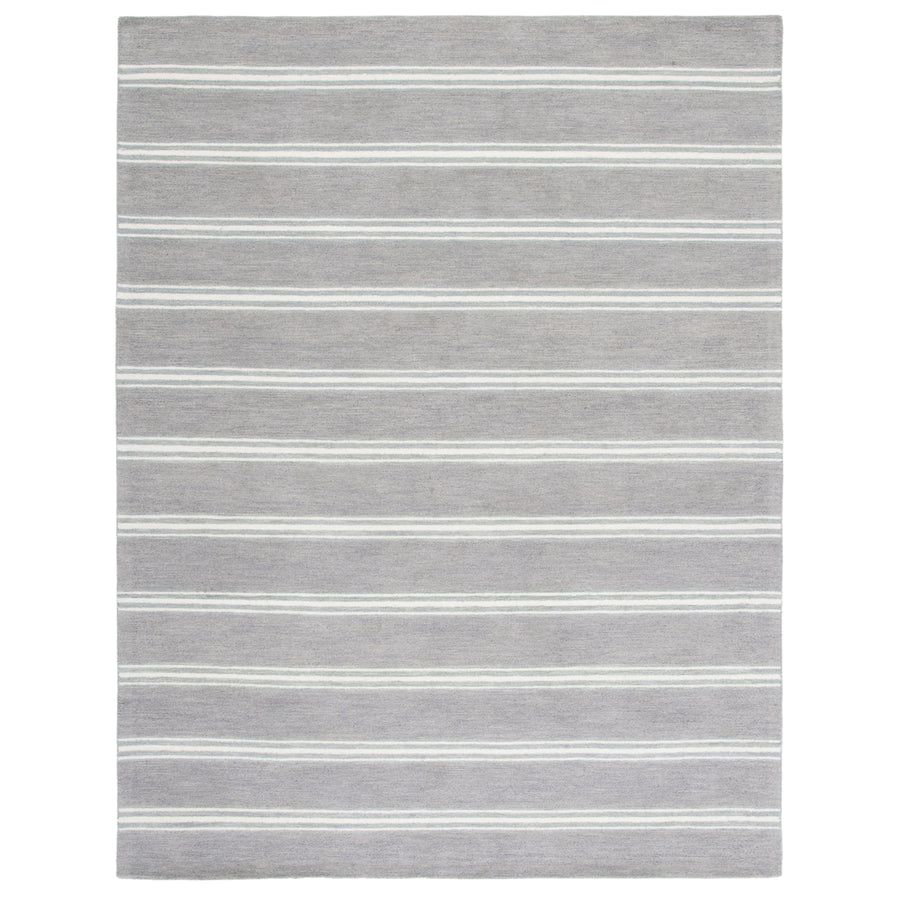 SAFAVIEH Metro MET601F Handmade Grey / Ivory Rug Image 1