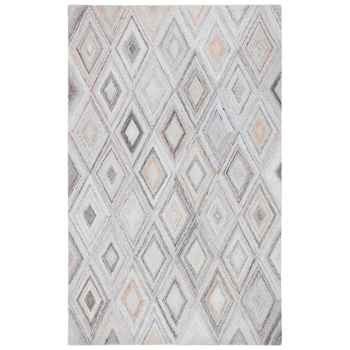 SAFAVIEH Metro MET552F Handmade Grey / Light Brown Rug Image 9