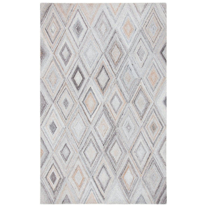 SAFAVIEH Metro MET552F Handmade Grey / Light Brown Rug Image 1