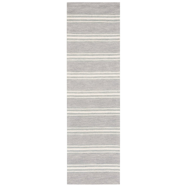 SAFAVIEH Metro MET601F Handmade Grey / Ivory Rug Image 3