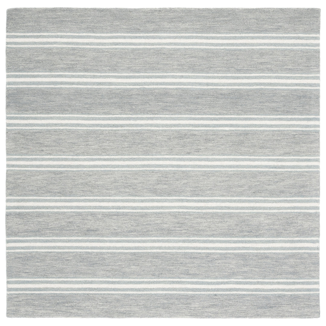 SAFAVIEH Metro MET601F Handmade Grey / Ivory Rug Image 4