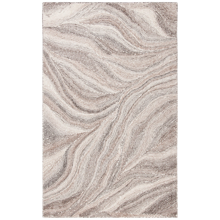 SAFAVIEH Metro MET505T Handmade Ivory / Brown Rug Image 9