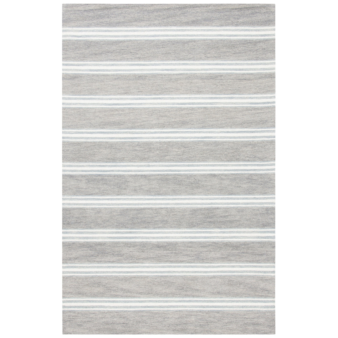 SAFAVIEH Metro MET601F Handmade Grey / Ivory Rug Image 5