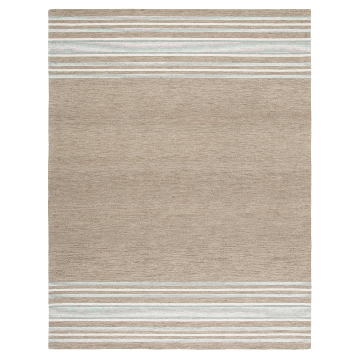 SAFAVIEH Metro MET602T Handmade Brown / Ivory Rug Image 1