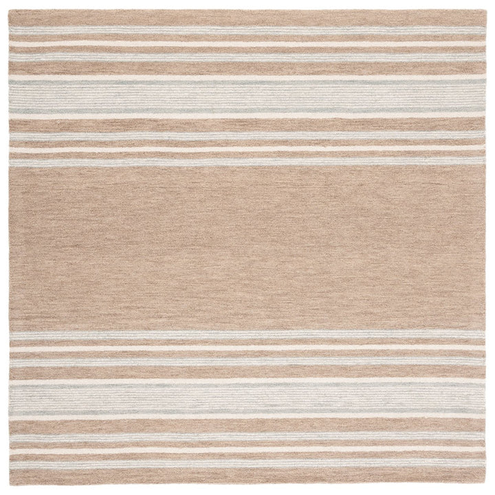 SAFAVIEH Metro MET602T Handmade Brown / Ivory Rug Image 1