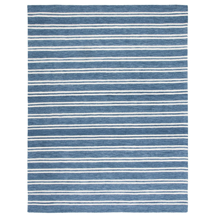 SAFAVIEH Metro MET604M Handmade Blue / Ivory Rug Image 1