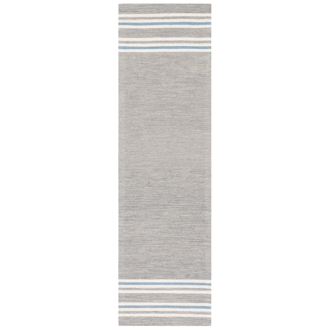 SAFAVIEH Metro Collection MET603F Handmade Grey/Blue Rug Image 3