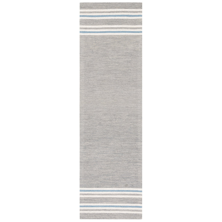 SAFAVIEH Metro Collection MET603F Handmade Grey/Blue Rug Image 3