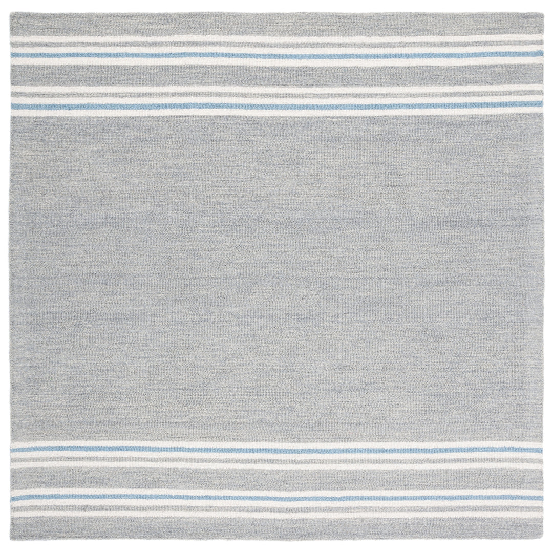 SAFAVIEH Metro Collection MET603F Handmade Grey/Blue Rug Image 4