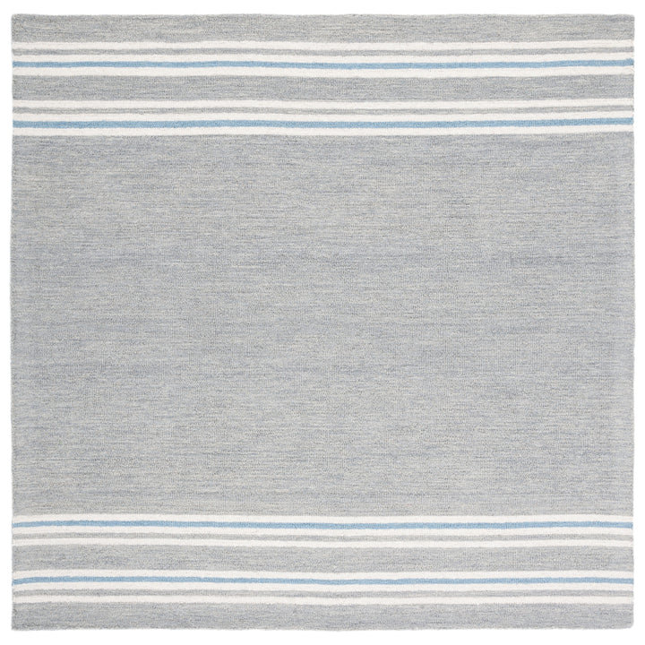 SAFAVIEH Metro Collection MET603F Handmade Grey/Blue Rug Image 4