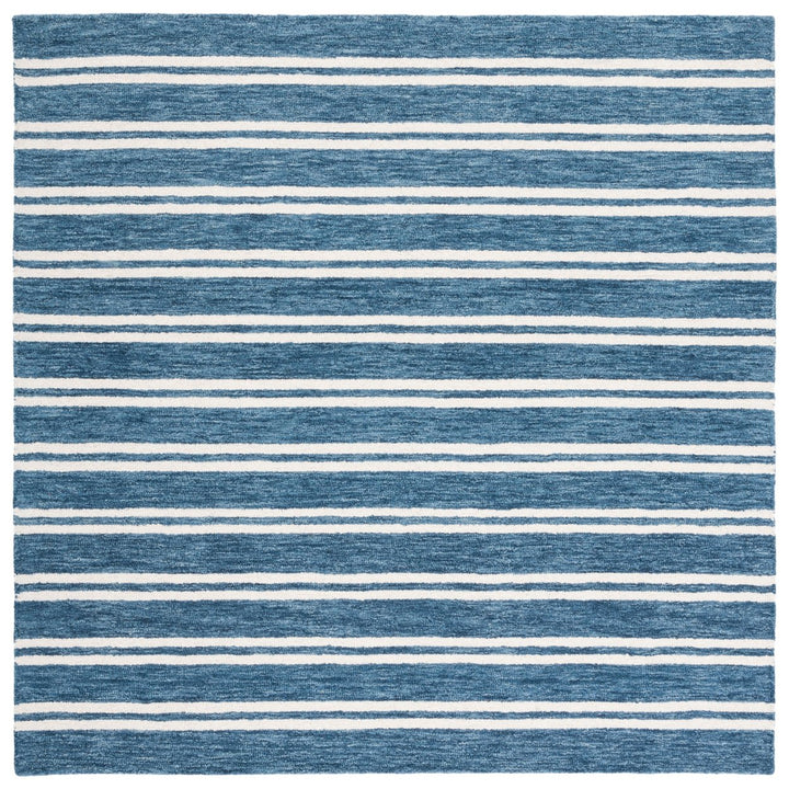 SAFAVIEH Metro MET604M Handmade Blue / Ivory Rug Image 1