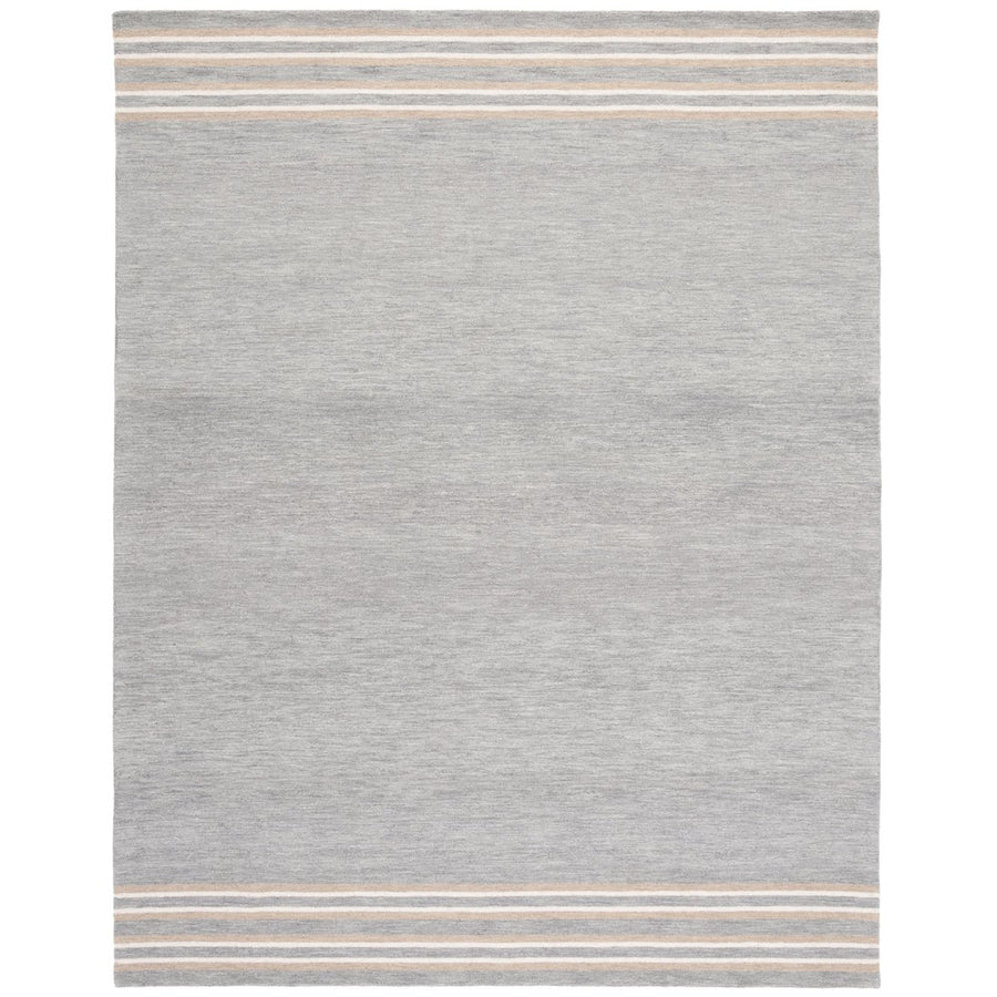 SAFAVIEH Metro MET603G Handmade Grey / Brown Rug Image 1