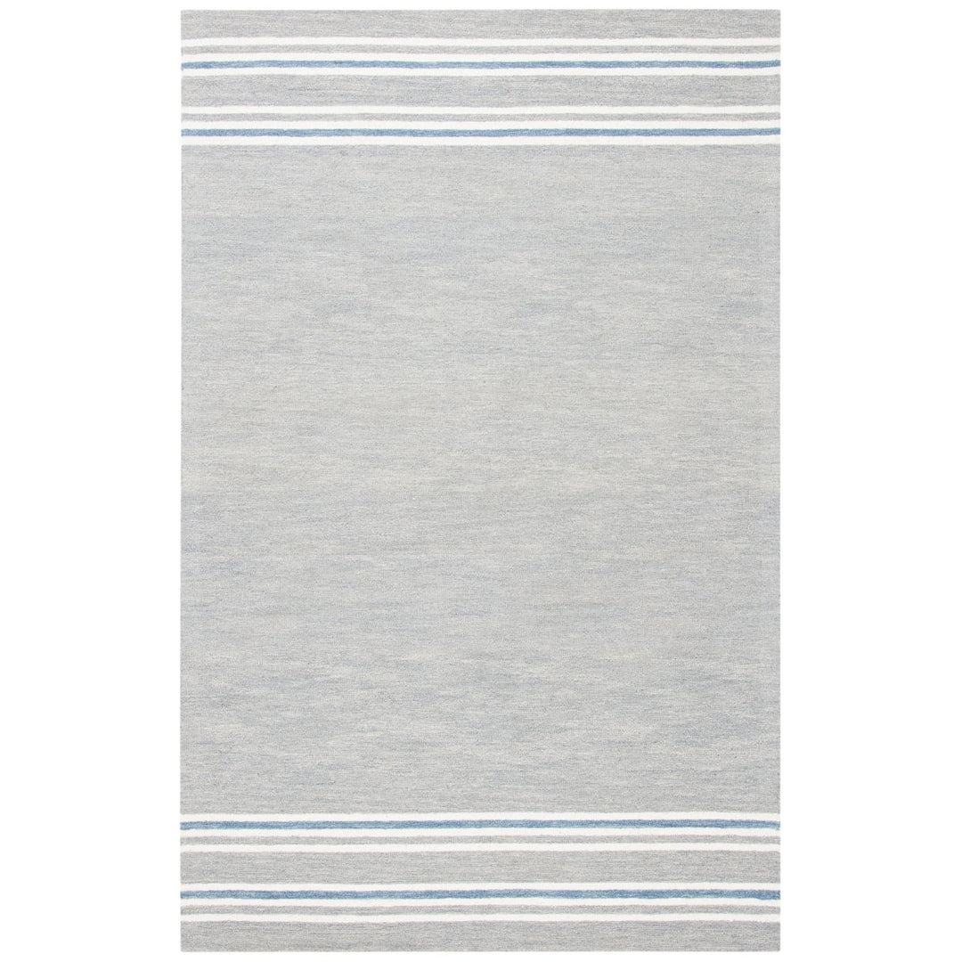 SAFAVIEH Metro Collection MET603F Handmade Grey/Blue Rug Image 1