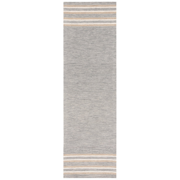 SAFAVIEH Metro MET603G Handmade Grey / Brown Rug Image 3