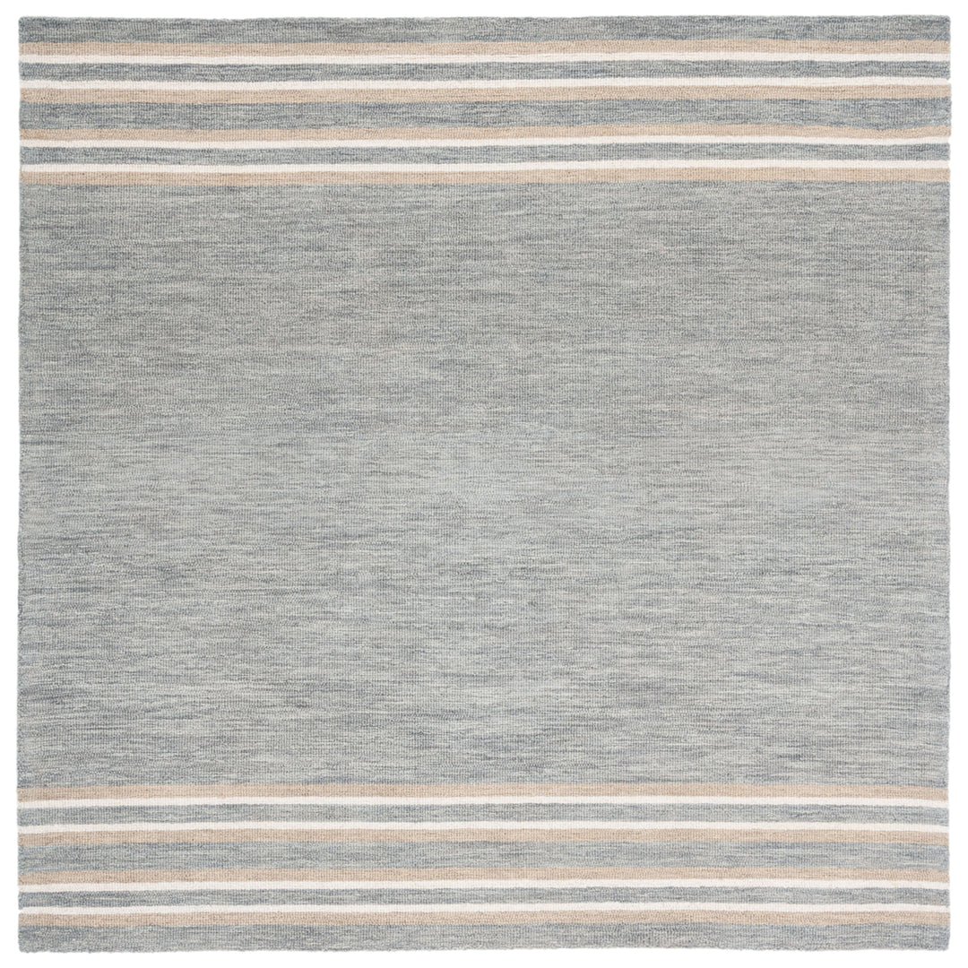 SAFAVIEH Metro MET603G Handmade Grey / Brown Rug Image 4