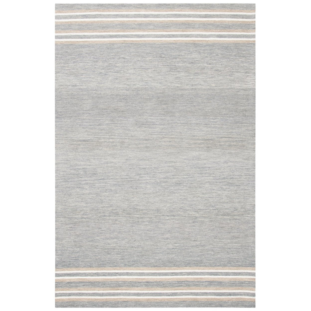 SAFAVIEH Metro MET603G Handmade Grey / Brown Rug Image 8