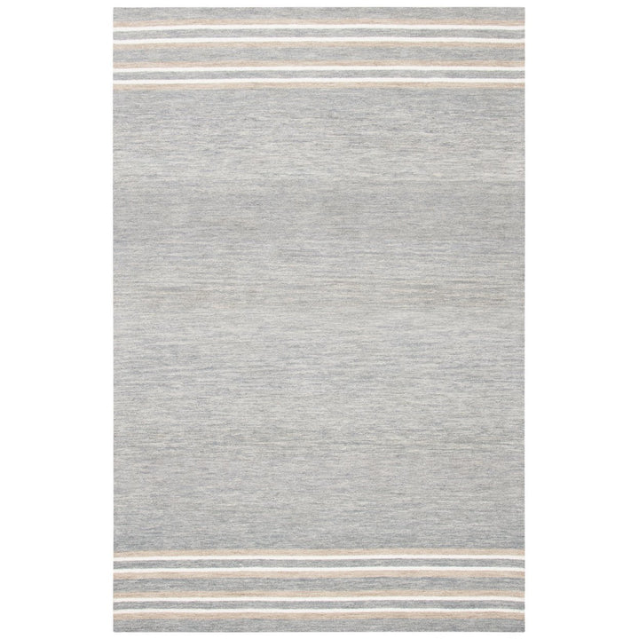 SAFAVIEH Metro MET603G Handmade Grey / Brown Rug Image 8