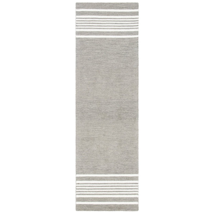 SAFAVIEH Metro MET606H Handmade Charcoal / Ivory Rug Image 1