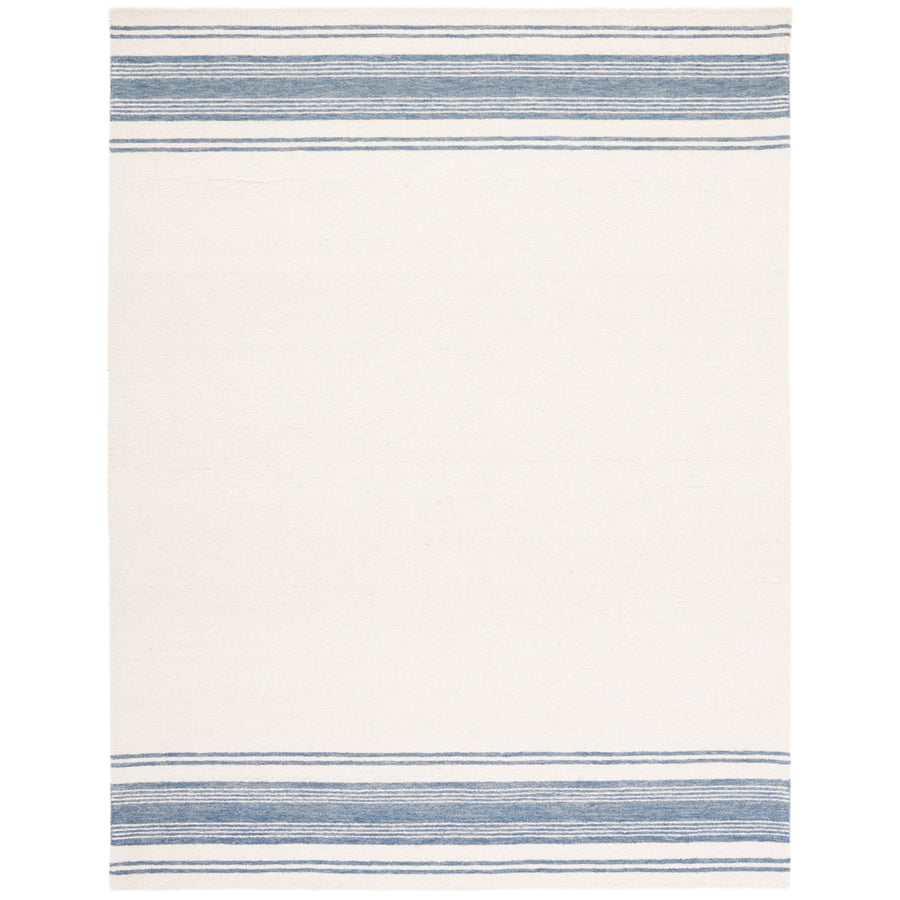 SAFAVIEH Metro MET608A Handmade Ivory / Blue Rug Image 1