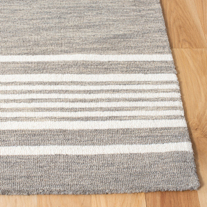 SAFAVIEH Metro MET606H Handmade Charcoal / Ivory Rug Image 4