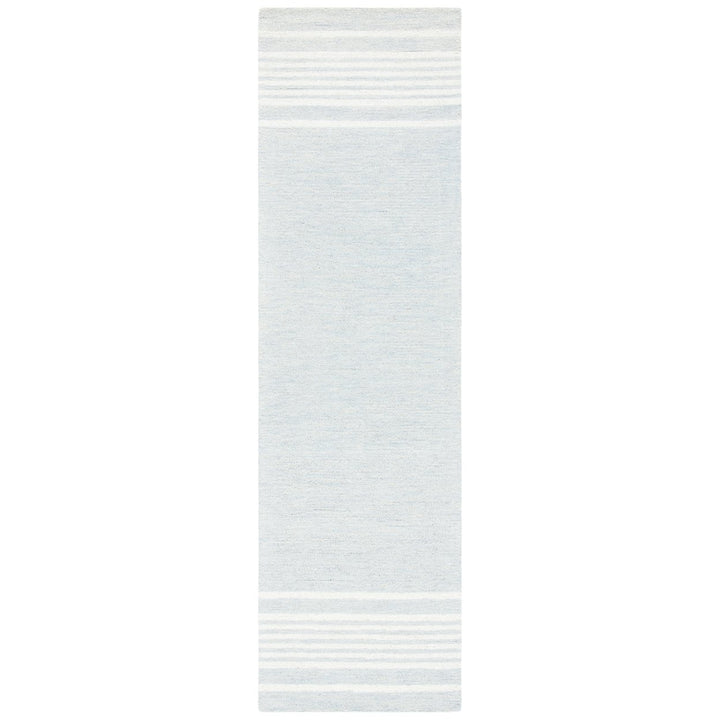 SAFAVIEH Metro MET606F Handmade Grey / Ivory Rug Image 1