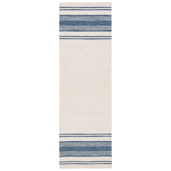 SAFAVIEH Metro MET608A Handmade Ivory / Blue Rug Image 3