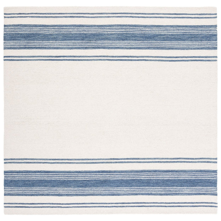 SAFAVIEH Metro MET608A Handmade Ivory / Blue Rug Image 4