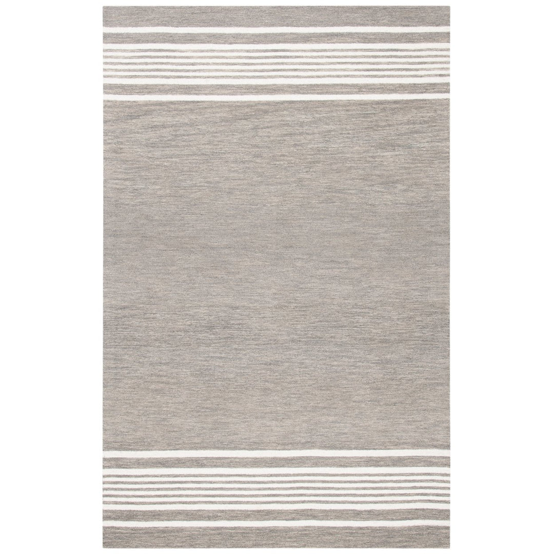 SAFAVIEH Metro MET606H Handmade Charcoal / Ivory Rug Image 1