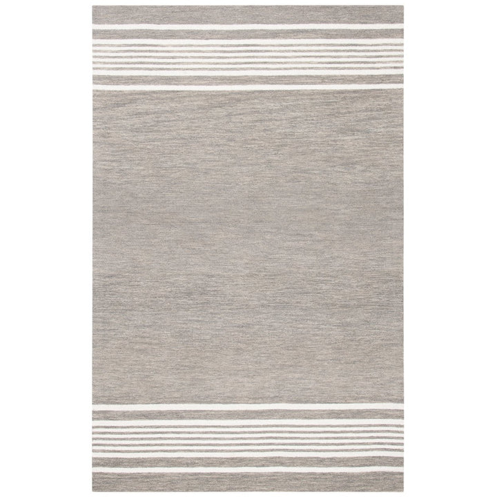 SAFAVIEH Metro MET606H Handmade Charcoal / Ivory Rug Image 1