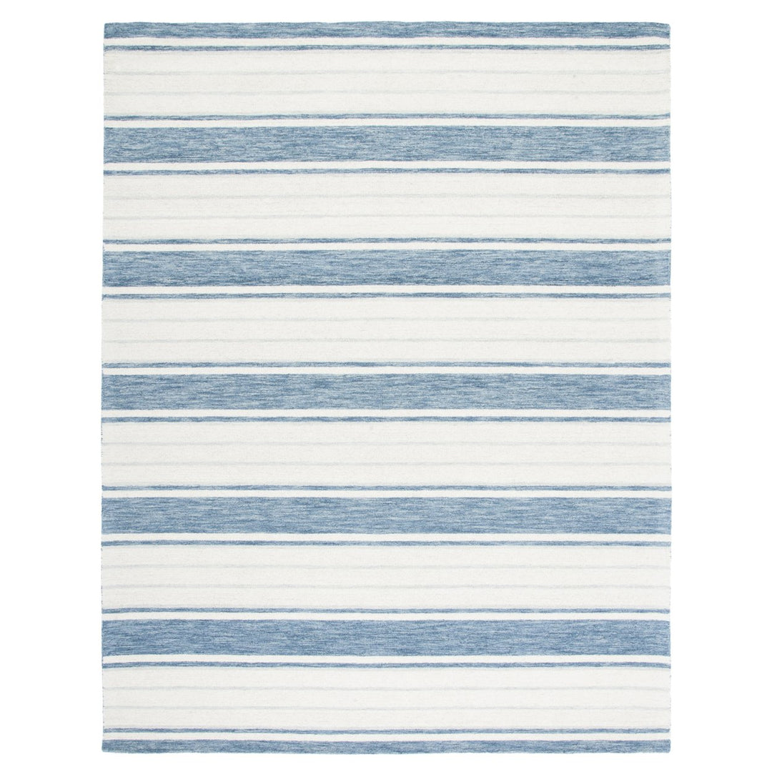 SAFAVIEH Metro MET607M Handmade Blue / Ivory Rug Image 1